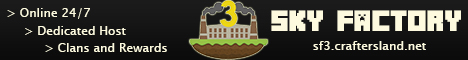 SkyFactory3 by CraftersLand - [Modded SkyBlock | Economy |